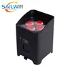 Sailwin Stage LED UPlight 4 * 18W 6in1 RGBAW + UV Lithium Bateria Powered Wi-Fi Sem Fio LED sem fio par Luz para a festa de evento