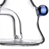 6 polegadas de vidro Bong Com Glass Bowl Mini Color Glass Water Pipe Dab Rig Oil Rigs Pipes Perc Heady Quartz Banger 1121