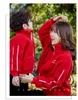 2019 Family Matching Outfits Long Sleeves T-Shirt Father Mother Daughter Son Sweatshirts Dad Mom Sweatshirt Red