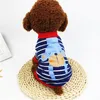 Nouveau cadeau de Noël vêtements pour chiens vêtements chat gilet petit costume fourniture pour animaux de compagnie vêtements de dessin animé t-shirt en coton pour chiot combinaison tenue DHL gratuit