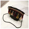 3styles Weaving Tassel Shoulder Bag Handbag Vintage Messenger Bag Crossbody Bags for Women Beach party Bag