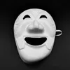 Papper DIY Party Masque Creative Peinture Halloween Chirstmas Party Masque Enfants Femmes Hommes DIY Demi Visage Masques Complets HHA666