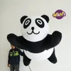 Atacado panda inflável de 2 m com soprador de ar para 2023 publicidade decoração de evento de palco inflável de Natal