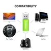 Partihandel bulk 500 st 16 GB USB Flash -driver Rektangel Flash Pen Drives Memory Sticks Thumb Storage för dator MacBook LED -indikator U DISK