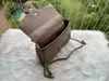 Toppkvalitet 5Colors ber￶mda varum￤rke Kvinnor Designer axelv￤ska l￤derkedja korskropp ren f￤rg kvinnor handv￤ska crossbody handv￤ska 272873