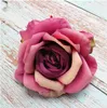 Nuovo 50 pz 11 cm di alta qualità fiore artificiale di seta rosa testa di fiore decorazione di cerimonia nuziale corona fai da te clip art finto decorazione floreale