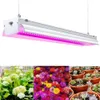 4FT LED Grow Lights 64 W Pełny spektrum Zintegrowane Dorastające oprawy Lampy do Hydroponii Greenhouse Hydroponic Indoor Sadzonki Rośliny REG + WSKAZÓWKI W USA