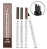 Makeup Fine Sketch Liquid Eyebrow Pencil Waterproof Tattoo Super Durable Smudgeproof Eye Brow Pen drop 3806457