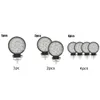 1 개 / 2 개 / 4 개 9V - 30V 160W 3 인치 라운드 자동차 트럭 오프로드 (16) 비드 LED 작업 등 스포트 라이트 안개 램프 16000LM 6000K 작업 등