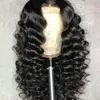 Perruque Lace Front Wig Loose Wave brésilienne Remy, cheveux naturels, pre-plucked, 8a, Deep Part, 13x4, perruque Lace Front Wig