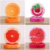 3D Fruit PP Cotton Round Pillow Office Chair Back Cushions Sofa Throw Pillows Home Decorative Pillows 38cm