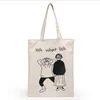 Designer-Women Men Handbags Canvas Tote bags Reusable Cotton grocery Shopping Bag Webshop Eco Foldable Shopping Cart Trolley Free Ship