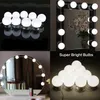 HOT 10 PCS Vanity LED Mirror Light Makeup Justerbara komestiska spegel Ljuspaket med dimbar ljus Lampa Brightness Make Up Lights