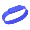 20 USB Silicone Bracelet Bracelet USB Flash Drive Pen Drive Stick U Disk282N3586380