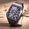 Vanguard Watch Limited New Men's Collection Steel Case Date V 45 Sc DT Yachting Blue Dial Automatic Mens Watch Blue Leather Strap Watches M-E28