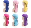 Party Piraat Hoed Unisex Ademende Bandana Hoeden Zijdeachtige Durag Staart Headwrap Sjaal Moslim Doo Rag presenteert Kerst Halloween rekwisieten 13 kleuren