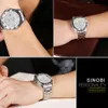 Sinobi 10BAR 방수 남성 Diving Sports Wrist Watches Auto Date 2018 최고 럭셔리 브랜드 Luminous Males Geneva Quartzwatch 0072316903