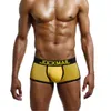 Tendenza moda Intimo Boxer Uomo Mesh traspirante Boxer da uomo Mutande maschili Sexy Gay Penis Pouch Mutandine Intimo uomo Trunks Pant