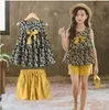 Bebê meninas roupas grandes meninas ins roupas de verão crianças adorável padrão topos dot shorts saias conjuntos roupas crianças dos desenhos animados Clothing9324382