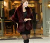 Dames Bruiloft Faux Fox Mink Bont Luxe Kaap Sjaal Wrap Schouderophalen Sjaal Stole Bruids Bruiloft Mink Konijnenbontjurk T191118