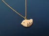 Collier de bébé mignon Baby Bild Small Flying Bird Sparrow Collier Petit Colliers Hirondelle pour les femmes