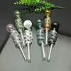 Multi-screw wire glass direct-fired pot Glass Bongs Oil Burner Pipes Water Pipes Oil Rigs Smoking Free Shipping