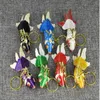 3 Size Colorful Lucky Lifelike Swing Fish Charm Keychains for Women Men Kids Party Gifts Keyring with box Enamel Goldfish Key Chain