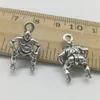 80 Uds. Colgantes de plata antigua de luchador de sumo, joyería DIY, collar, pulsera, pendientes, accesorios, 19*12mm, entrega de generación personalizada