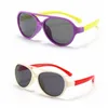 Lunettes de soleil pour enfants Lunettes de soleil polarisées pour enfants Lunettes créatives Classiques Garçons Sécurité Lunettes carrées Rétro Filles Plein cadre Nuances YFA773