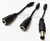 Straight DC 5.5x2.5mm Male to 4.8x1.7mm Female Power Plug Cable / Cord About 10CM/20PCS