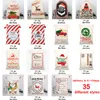 35 STYLES Christmas Gift Bags Drawstring Bag With Reindeers Claus-Bag for Santa Sack kids