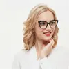 Venta al por mayor-mujeres tendencia de la moda miopía gafas de sol ópticas de gato sol fotocromático acabado gafas ópticas miopía gafas graduadas fram