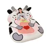 Dorimytrader Drôle Animal Lait Vache Pouf En Peluche Doux Énorme Lit Tatami Canapé Tapis Matelas pour Enfants Cadeau Décoration DY60847