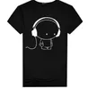 MR K jeunes hommes T-Shirt à manches courtes casque homme dessin animé motif imprimé T-Shirt mode décontracté col rond coupe ajustée haut mâle