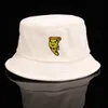アパレルシャツの帽子帽子帽子帽子バッグアップリケ送料無料送料無料の刺繍漫画ピザのフロントチェストの鉄