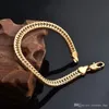 Luxury 6mm 18k Gold Plated Rope Chains Halsband Bangle Armband för kvinnor Män modesmycken Set Accessories Gift Hip Hop8325924