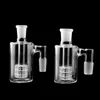 Glass Ash Catcher With Glass Bowl 4590 Degrees 14mm 18mm Matrix Perc Ash Catcher Bubbler For Glass Bongs Oil Rigs