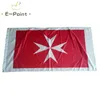 Civil Ensign av Malta flagga 3 * 5ft (90cm * 150cm) Polyester flagga banner dekoration flygande hem trädgård flagga festliga gåvor