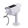 Solar aangedreven simulatie PIR Sensor Camera Detector CCTV Camera Dummy LED-licht