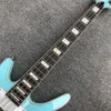 Fabrika 12 Strings yeşil müzik Elektrik Bas Gitar Abanoz 4 dizeleri ve 8 dizeleri Bas Gitar ücretsiz nakliye fingerboard Soluk