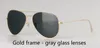 브랜드 디자이너 선글라스 남성 여성 5862mm 클래식 파일럿 선 안경 운전 안경 금속 프레임 UV400 유리 렌즈 소매 박스 2831203