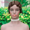 Short Human Hair Wigs Peruvian Body Wave Wig Hair human made Hairline Wavy prices Bob short wigs human hair wigs for white