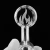 sandblasted Quartz Banger Beveled Edge Nail Hookahs 14mm 18mm Male Female 45 90 Nails For bong