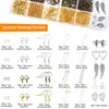 Kit d'emballage de fil de fournitures pour la fabrication de bijoux, avec outils de perles, fil d'aide, résultats et pendentifs 4498930