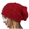 Hirigin nyaste män kvinnor stickar överdimensionerad baggy slouchy beanie varm vinter hatt skidbit mössa skalle färskt mode girl201k