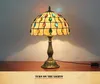 Tiffany-Tischlampe, E27, sechs Modelle, Libellen-Stil, Schlafzimmer-Nachttischlampe, kreative Mode, Retro-Tischleuchte