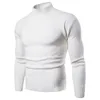 Dropshipping Mens Tröjor 2018 Vinter Solid Färg Turtleneck Tröja Män Kläder Märke Stickad Pullover Men Tröja Pull Homme Sh190930