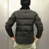 Winter Down Parkas wfods 남성 스탠드 칼라 지퍼 디자이너 수컷 세련된 야외 남자 코트 3xl 플러스 크기를위한 따뜻한 재킷