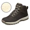 Outdoor Large Size Snow Boots Warm and Velvet Cotton Shoes Mens Sneakers Non-slip Snow Boots