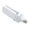 45W E27 LED-lampa SMD 2835 228LEDS Super Ljust vikbar fläktblad Vinkeljusterbar taklampa Hem Energibesparande ljus